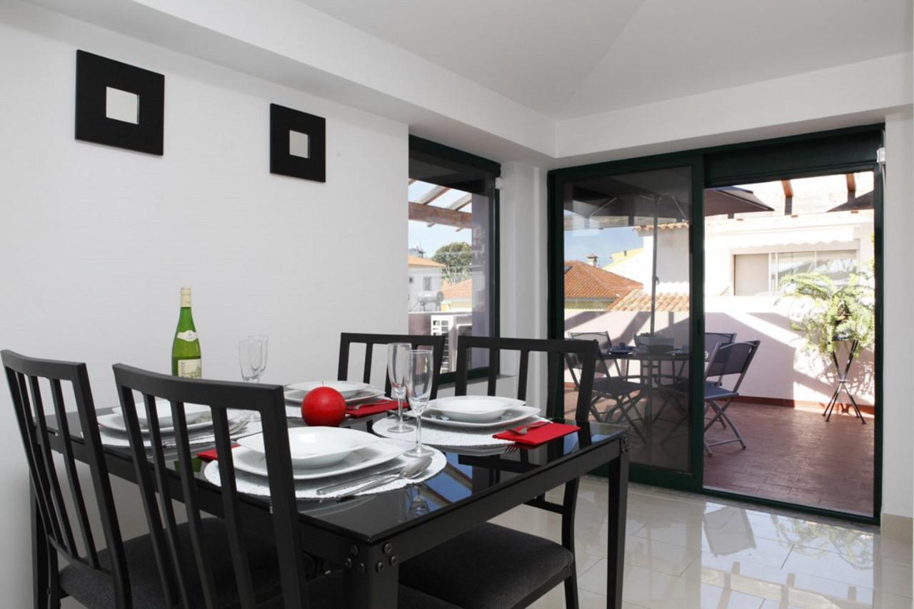 Wondrous Terrace Apartment In Cascais Center Eksteriør billede