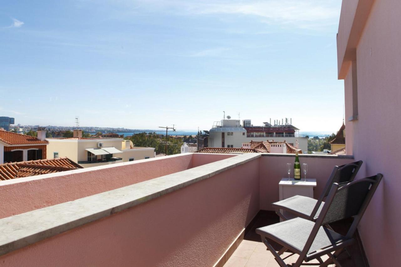 Wondrous Terrace Apartment In Cascais Center Eksteriør billede