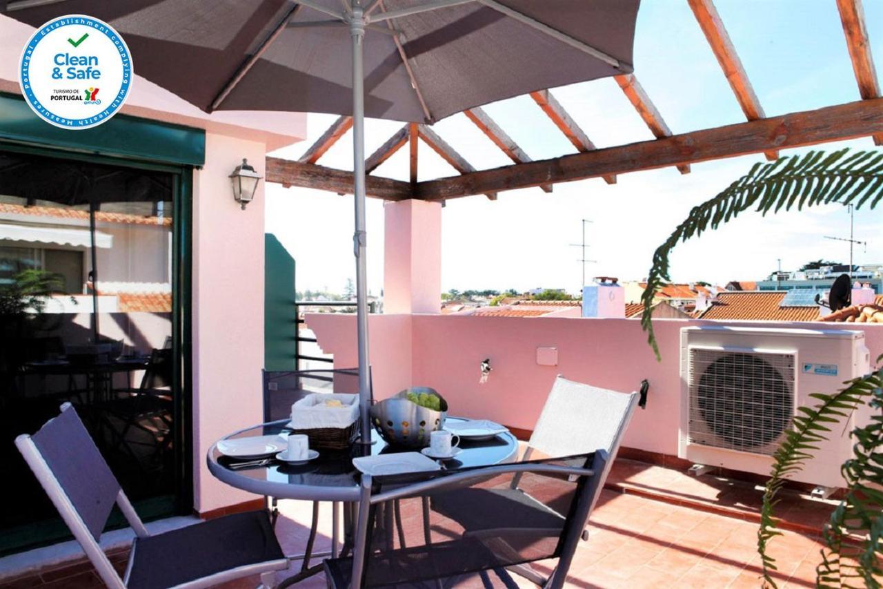Wondrous Terrace Apartment In Cascais Center Eksteriør billede